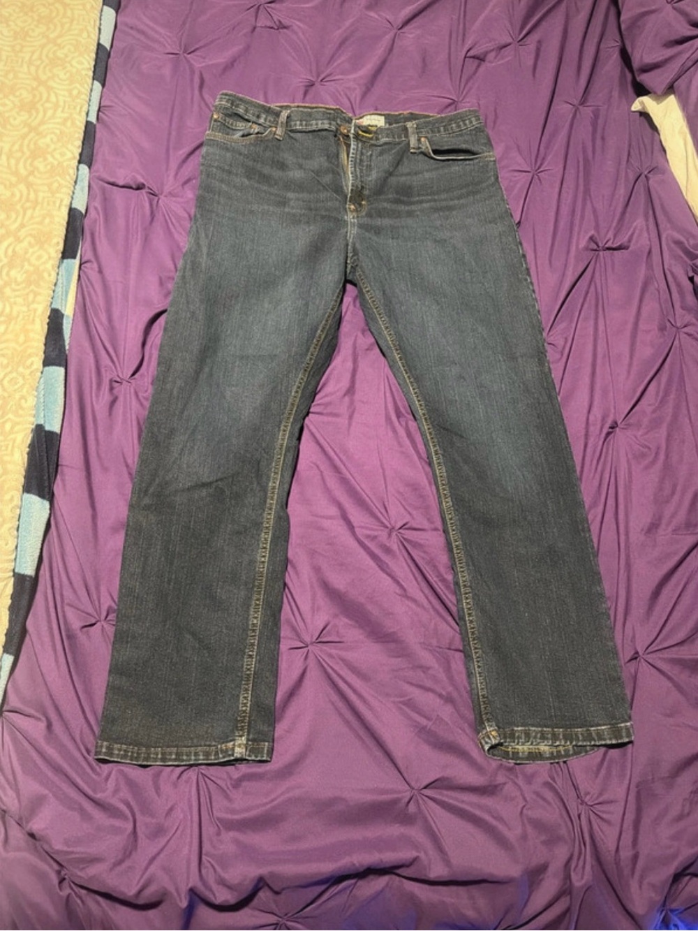 Wrangler Men’s Slim Straight Jeans - Dark Blue 40/30